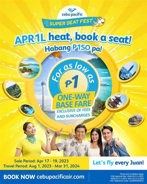 2024 Cebu Pacific Promos & PISO SALE with List of .